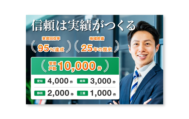 管理実績PRバナー